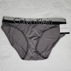 NWT Calvin Klein Bikini Gray Panties